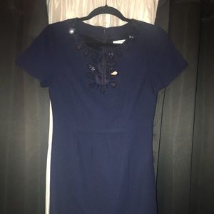Keyhole embellished dress